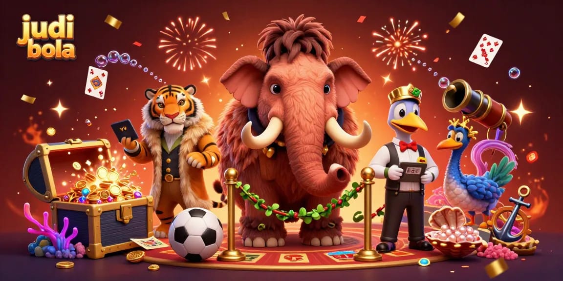 Experience thrilling judi bola action with vibrant characters and dynamic sports betting elements.