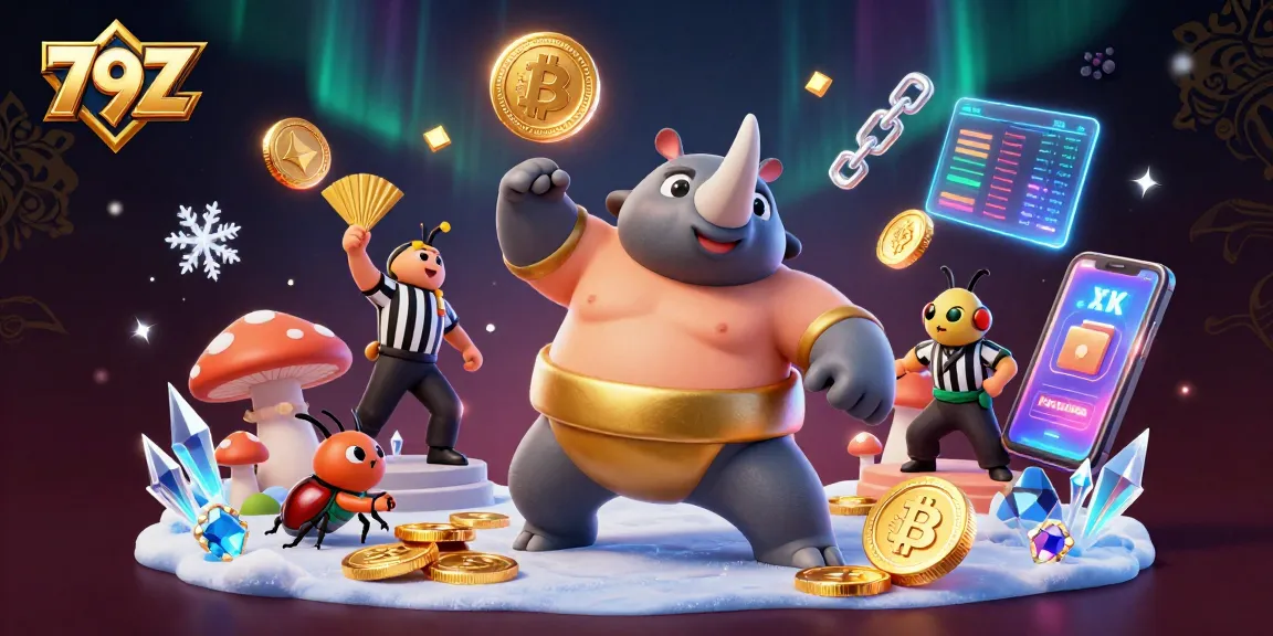 Experience thrilling play with 79Z in unique 3D casino illustration featuring vibrant animations.