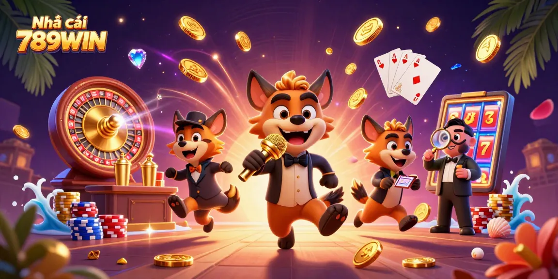 Experience the thrill at Nhà cái 789WIN with lively casino characters and exciting game elements.
