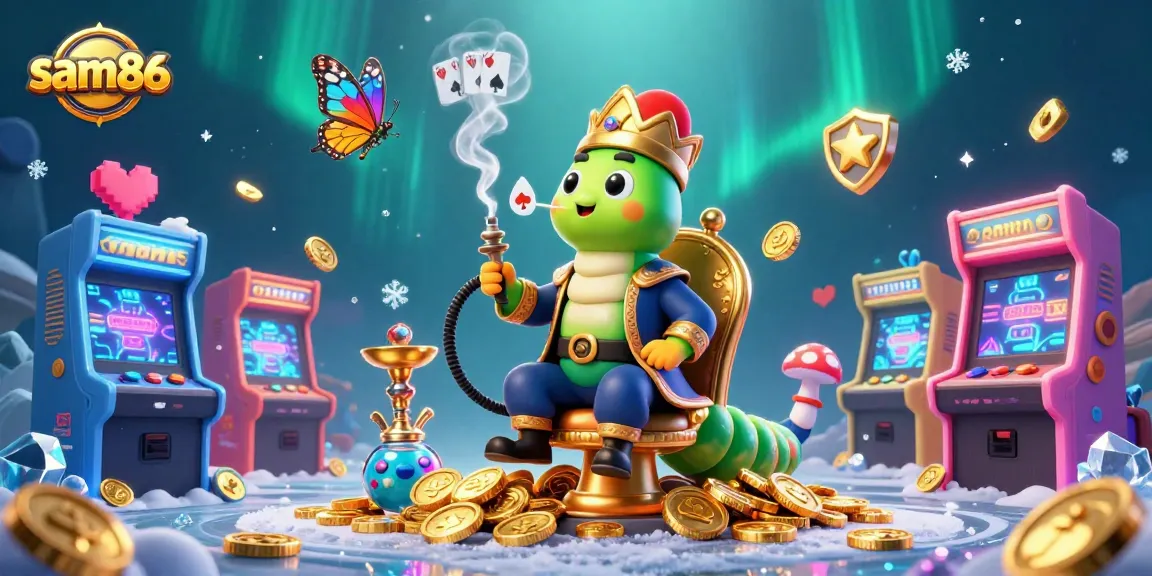 Experience the thrill of sam86 with a vibrant casino scene featuring captivating characters and game elements.