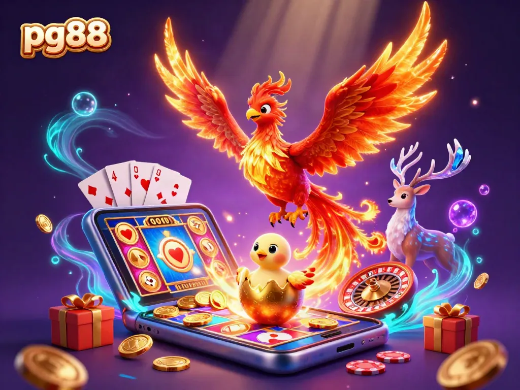 Experience the thrill of pg88 slots with magical elements and vibrant gaming characters.