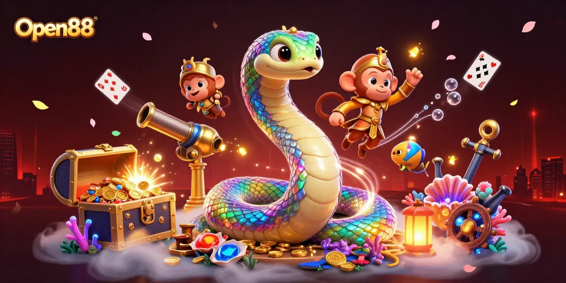 Open88 promotes exhilarating gaming experiences with colorful treasures and dreamlike visuals.