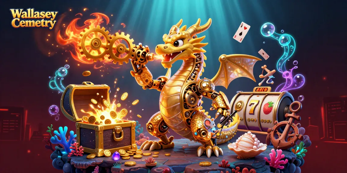 Engage with Wallasey Cemetery's dynamic golden dragon scene featuring rich gambling elements.