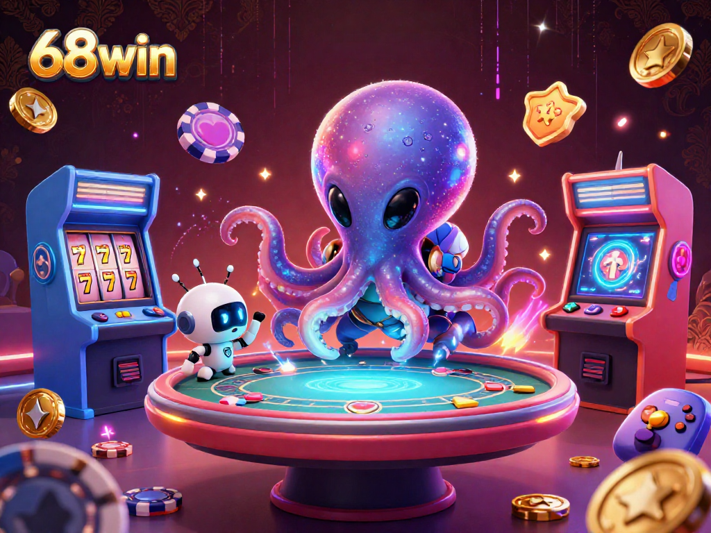 Experience the thrilling 68win casino adventure with unique alien elements and vibrant visuals.