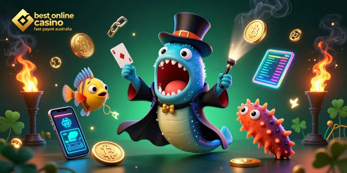 Experience the thrill of the best online casino fast payout Australia with vibrant magical sea creatures.