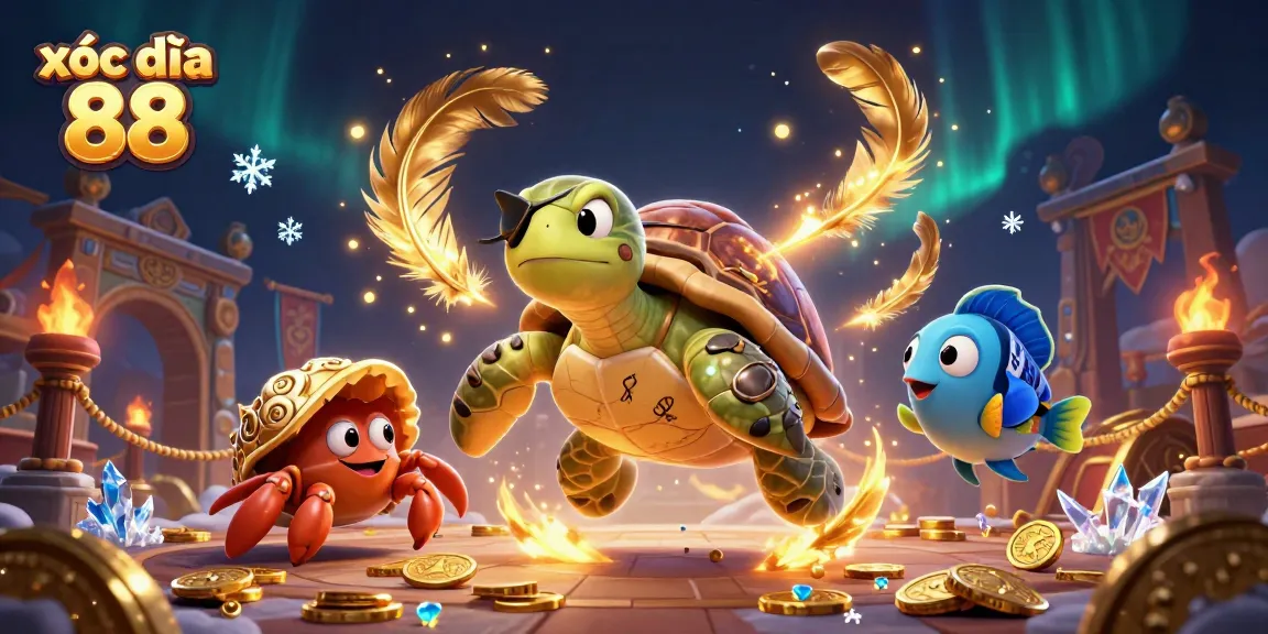 Engage in thrilling gameplay at xóc đĩa 88 with vibrant treasures, excitement-filled characters, and rich casino visuals.