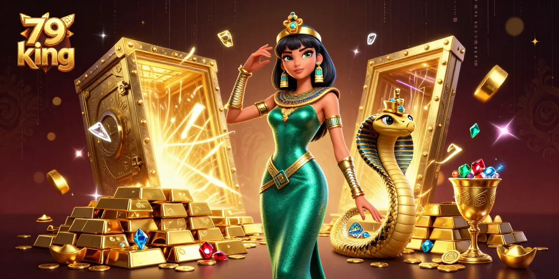 Engage with the thrilling 79 king experience in this dynamic casino illustration, featuring captivating characters and elements.