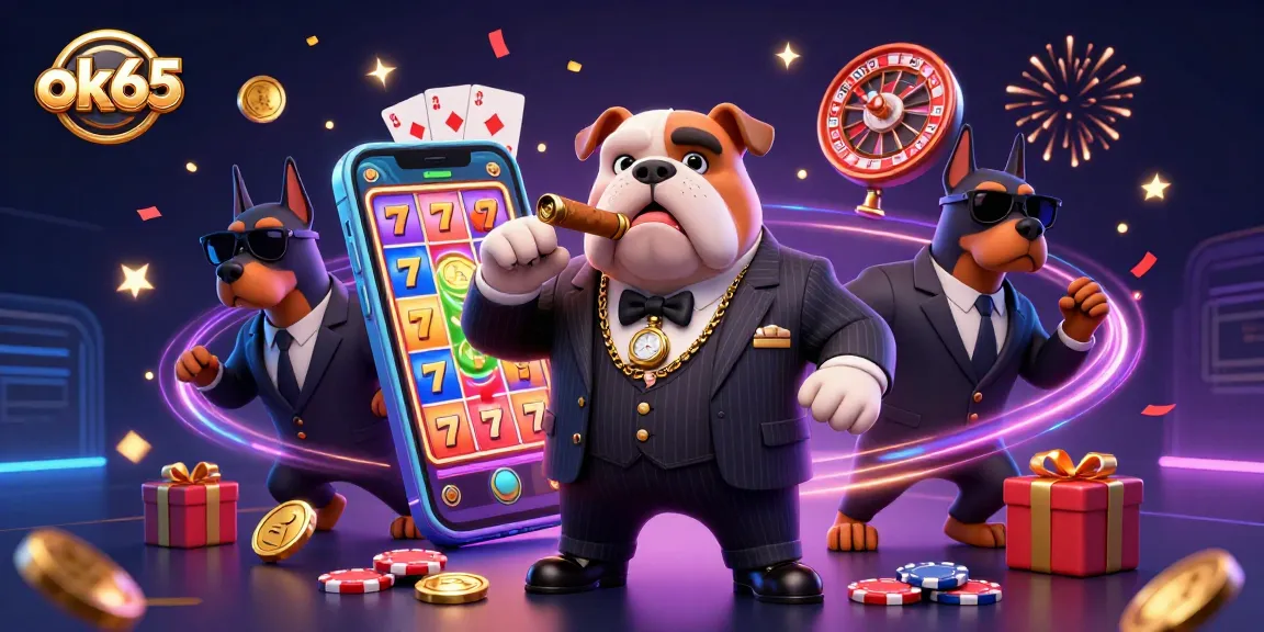 Engage in thrilling casino action with ok65 characters and vibrant game elements.