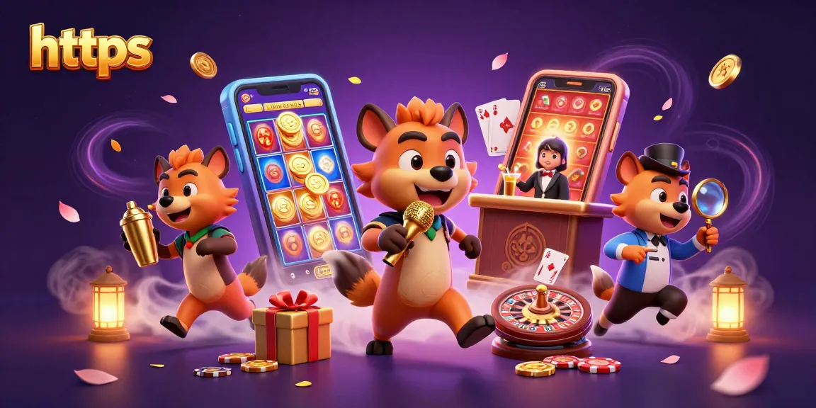 Engaging scene from https showcasing hyena characters in a lively casino setting, bringing humor and fun.