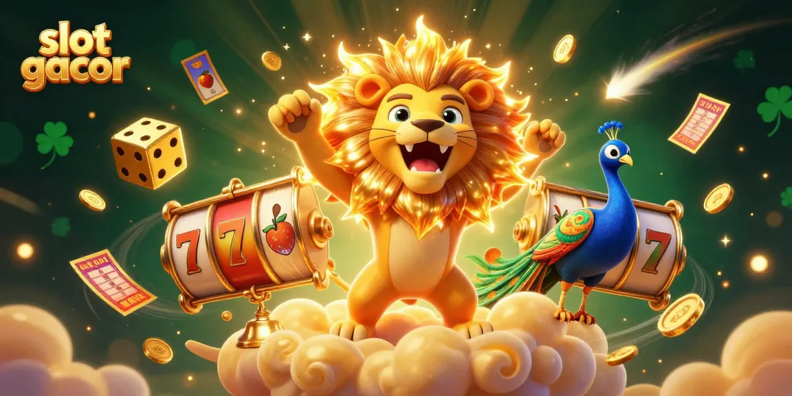 Engage with the vibrant slot gacor games featuring lively characters, spinning reels, and dynamic winning actions.