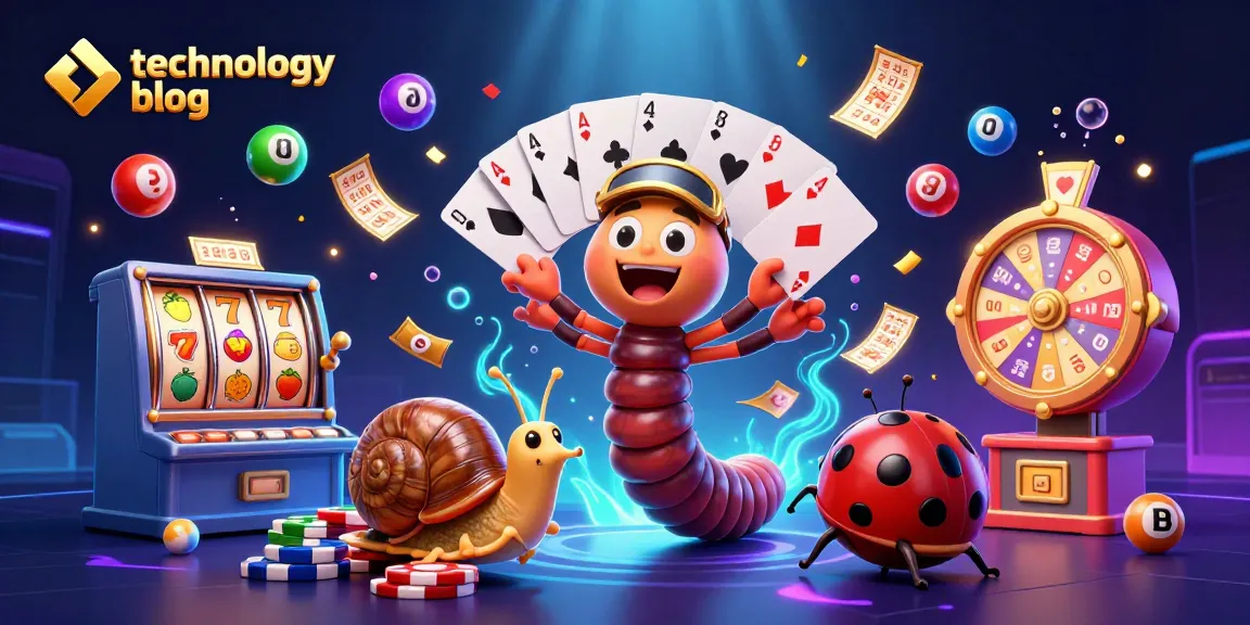 Engage with thrilling gaming action in this vibrant scene from a technology blog showcasing fun casino elements.